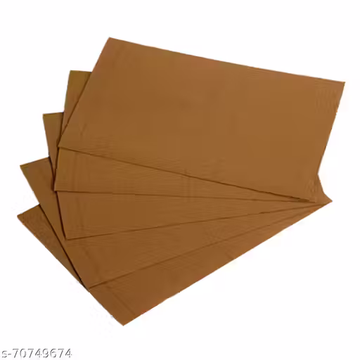 Shivarth Corrugated Plain Cardboard Sheets Large Craft Paper Squares Thick Flat Card Board Inserts for Packing Shipping Crafts Mailing Dividers Packaging Gift Boutique 290 GSM (15 x 12 Inches 25pcs)